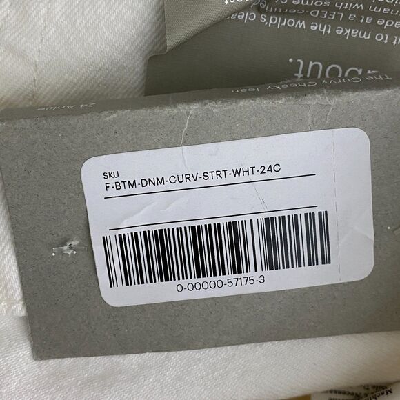 New Everlane The Curvy Cheeky Jean Women's Size 24 Crop - Picture 4 of 9